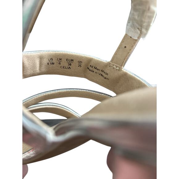 Lifestride Soft System Silver Celia Slingback Strappy Dress Sandals Size 8.5M‎ - Picture 5 of 6